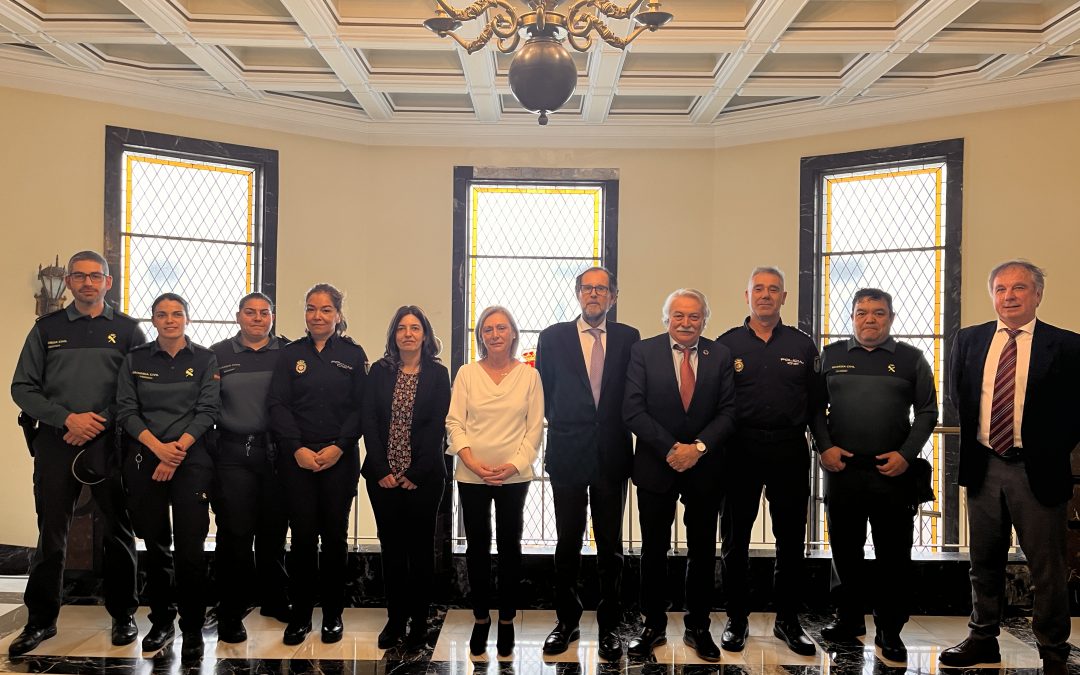 Emilio González preside la reunión de seguimiento del Plan de Mejora de la Convivencia y Seguridad Escolar, que se desarrolla en 46 centros de la provincia