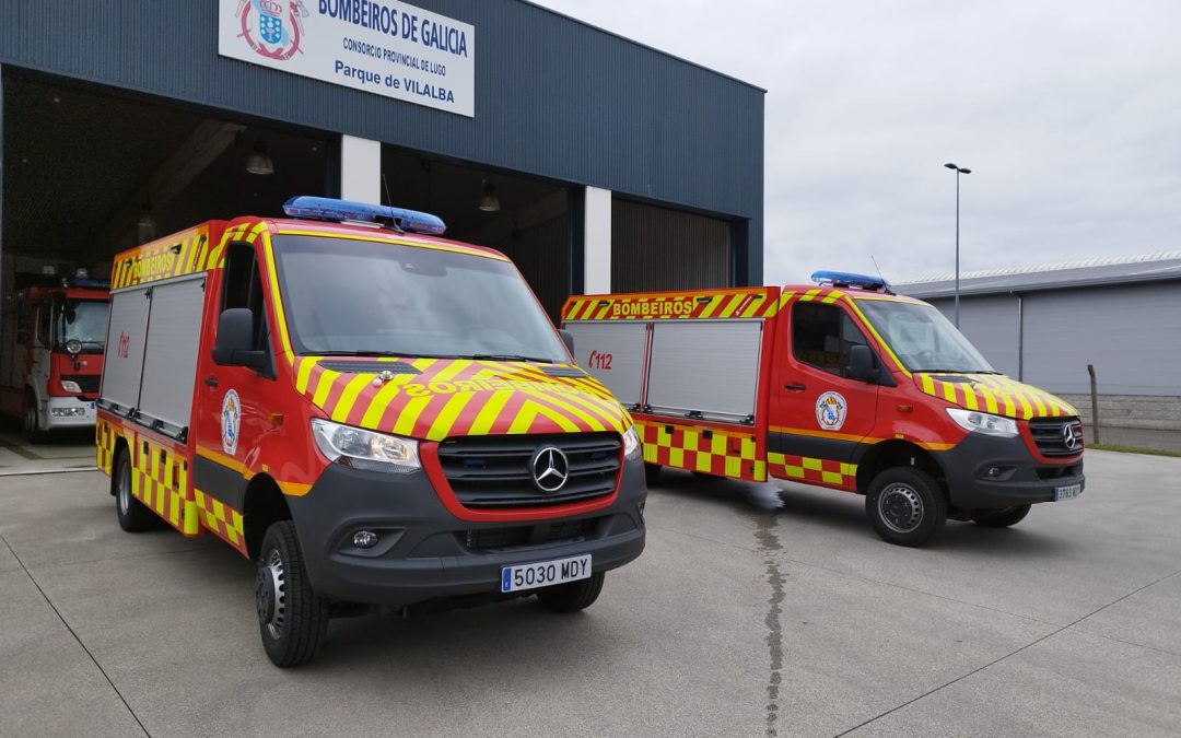 El Consorcio de Bomberos incorpora dos vehículos de rescate para los parques de Vilalba y Sarria