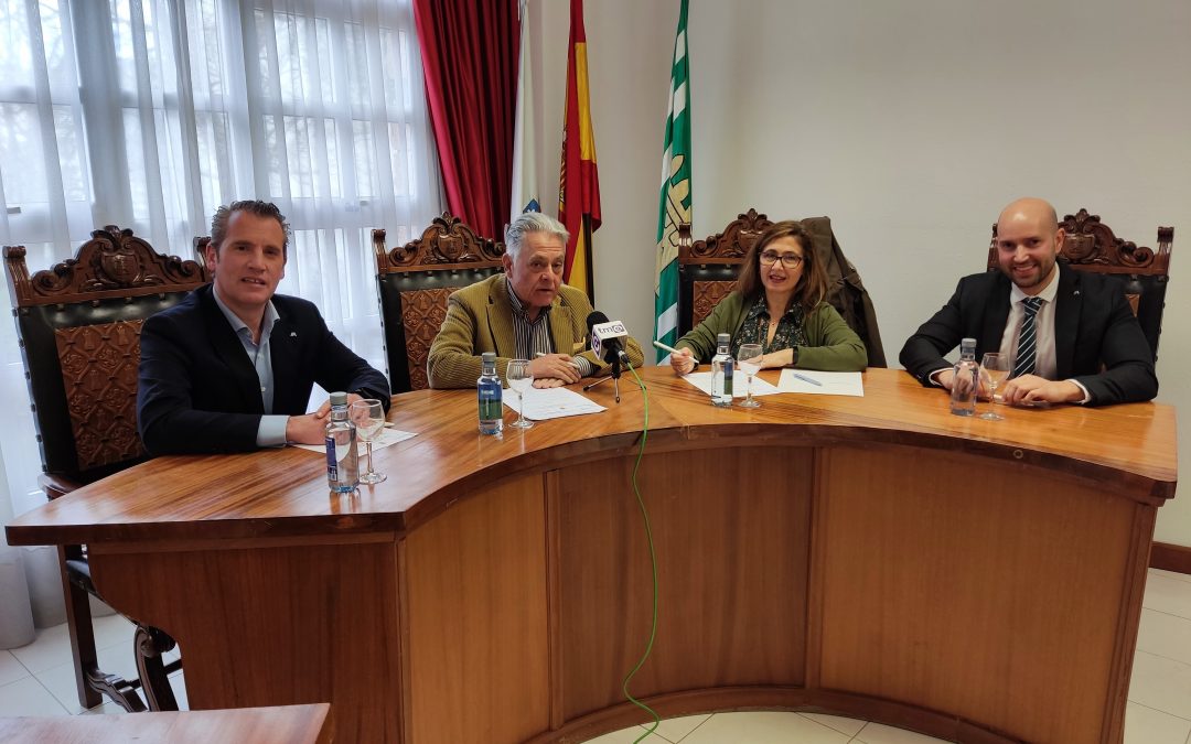 Firmado el convenio para la realización de «O Camiño ilustrado», de Afundación y ABANCA, en el Concello de Quiroga