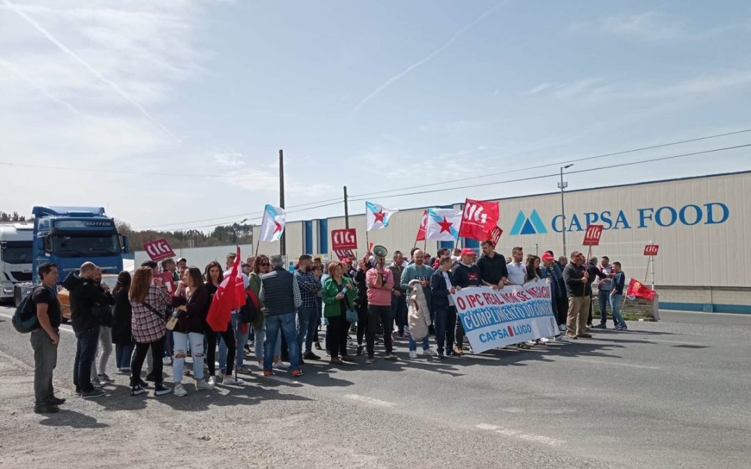 Nueva jornada de paro en CAPSA para exigir a la empresa que aplique la revisión salarial según el IPC