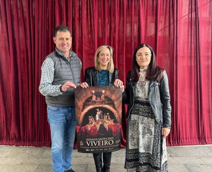 Isabel Rodríguez destaca la coordinación entre Subdelegación y Ayuntamiento para que la Semana Santa de Viveiro sea todo un éxito