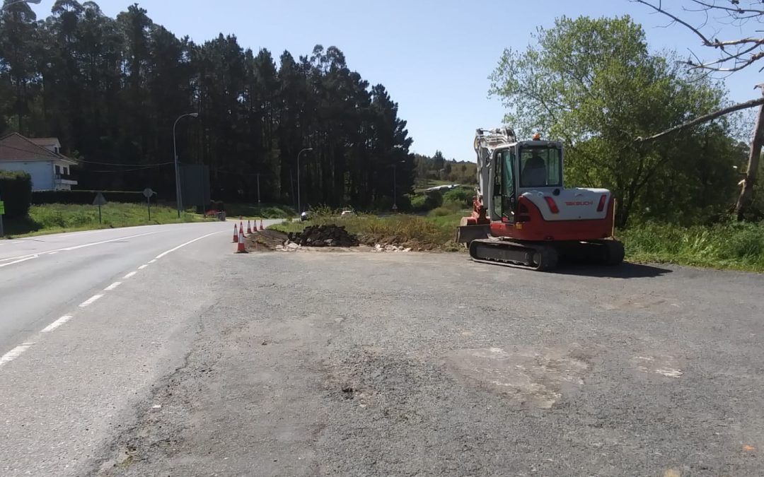 La Xunta inicia las obras de mejora de 32 paradas de autobús en la carretera AC-552 al paso por los ayuntamientos de A Laracha, Arteixo y Carballo, con una inversión de 1,3 M€
