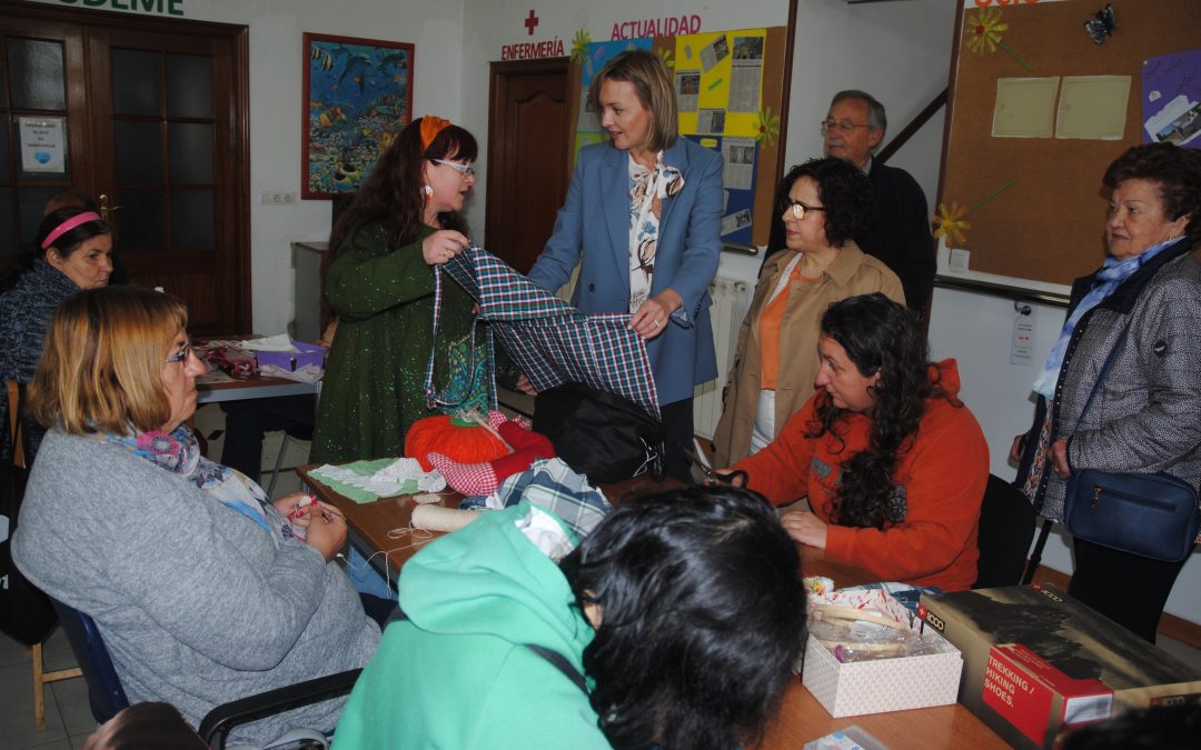 Fabiola García visita el nuevo centro residencial de Prodeme en Monforte de Lemos