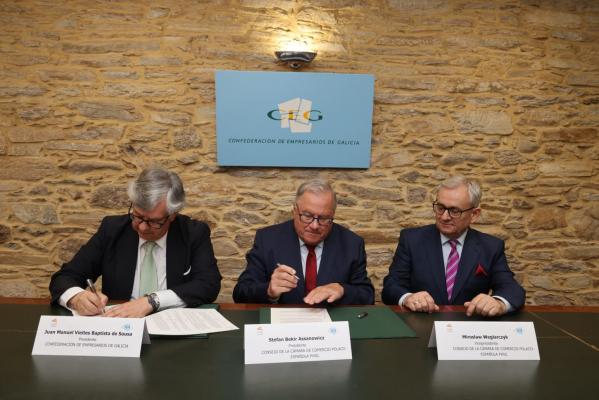 La CEG firma un convenio con la Cámara de Comercio polaco-española
