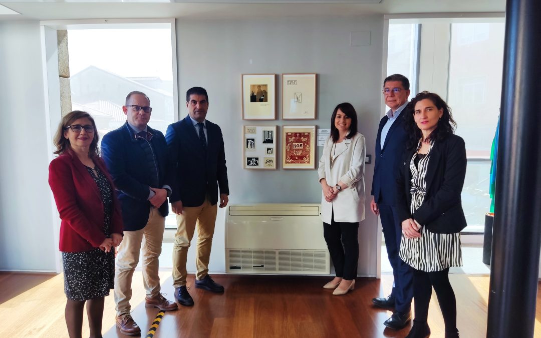Afundación, ABANCA y el Concello de Maceda inauguran «Castelao grafista (facsímile)»