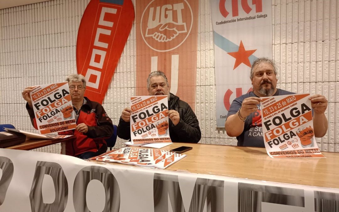 El metal de Lugo se declarará en huelga el 10 de mayo para exigir un acuerdo digno