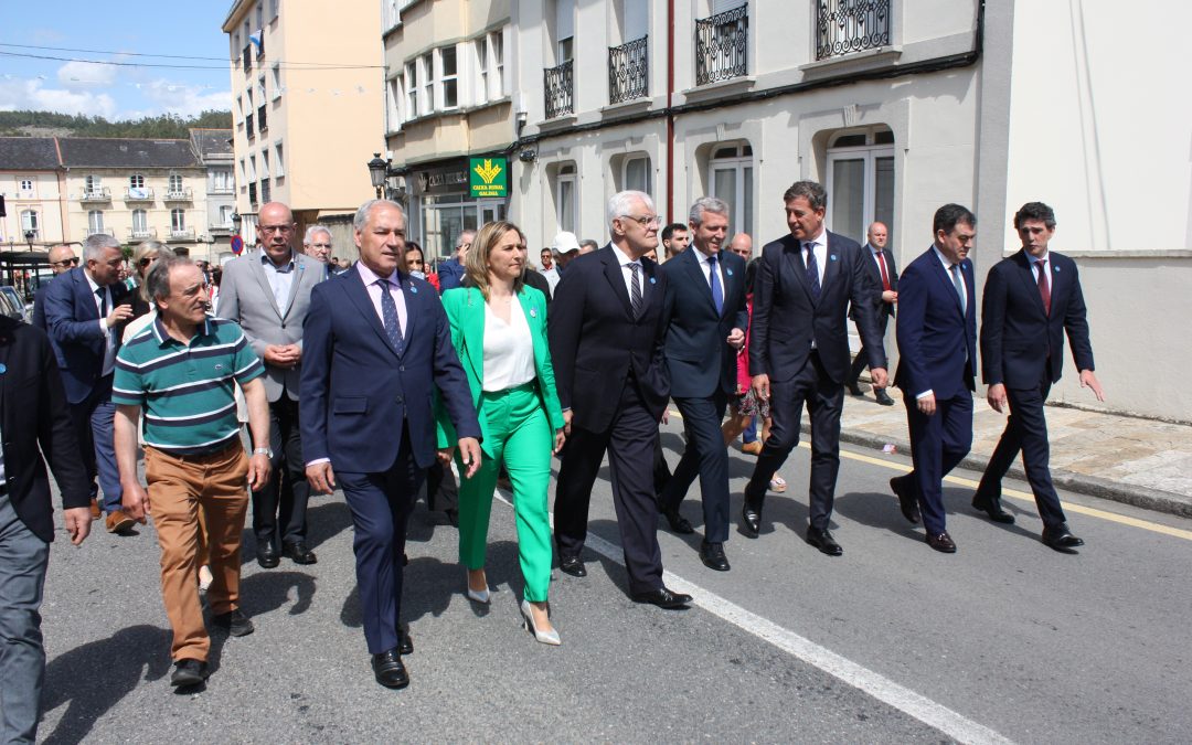 El presidente de la Diputación Provincial de Lugo participa en Lourenzá en los actos centrales en honor a Fernández del Riego por las Letras Gallegas
