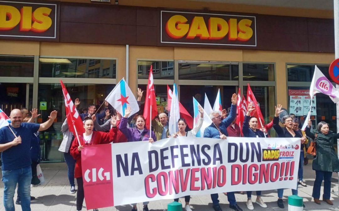 La CIG se moviliza frente a Froiz y Gadis por un acuerdo comercial alimentario digno para Lugo