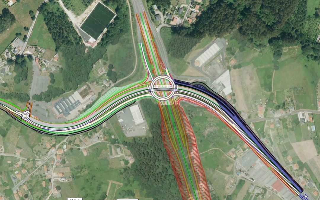 La Xunta abrirá al tráfico desde mañana una de las calzadas del viaducto superior del enlace de la Vía Ártabra con la N-VI en Iñás, en el ayuntamiento de Oleiros