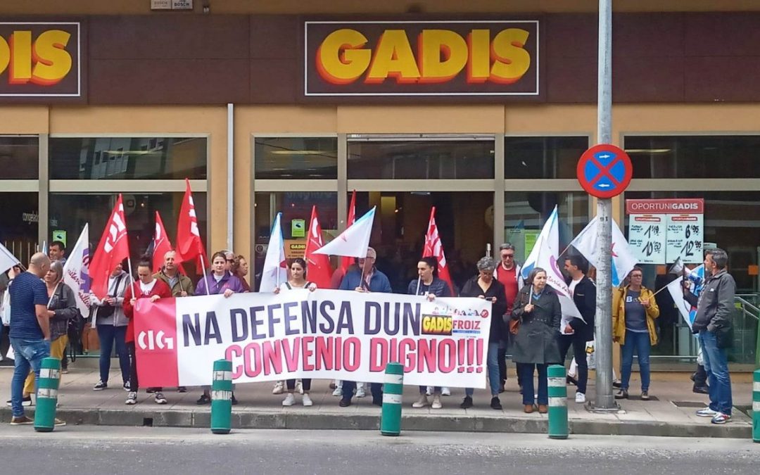 La CIG convoca una huelga el 23 de junio en el comercio de alimentación de Lugo por un acuerdo digno